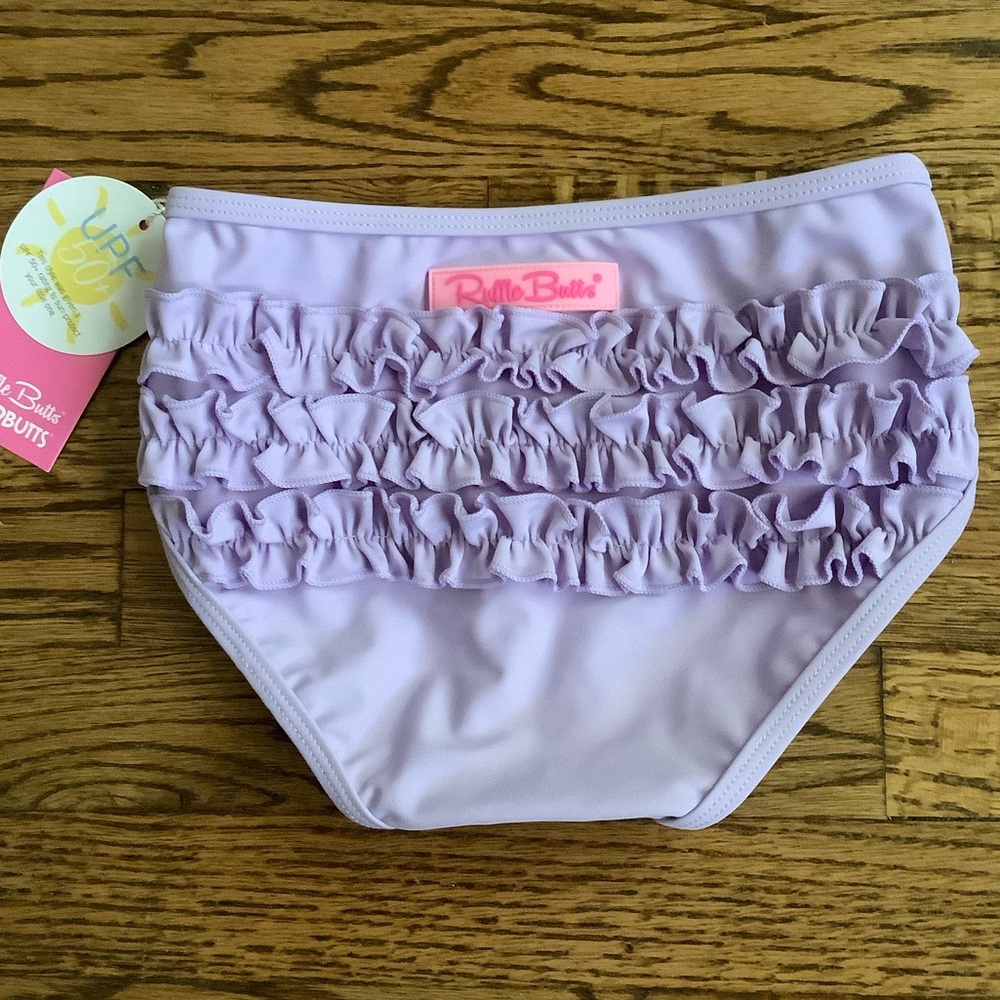NWT Ruffle Butts Swim Bottoms Size 6